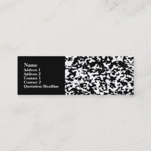 Cartão De Visita Mini Nuvem de Correção