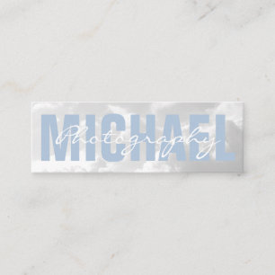 Cartão De Visita Mini Nuvens Fotografia