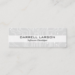 Cartão De Visita Mini O conselho de circuito