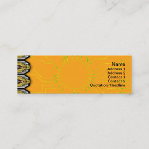 Cartão De Visita Mini O magma vermelho ardente acena o papel grande