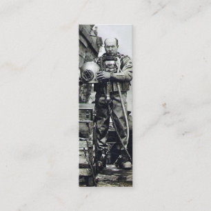 Cartão De Visita Mini O mergulhador