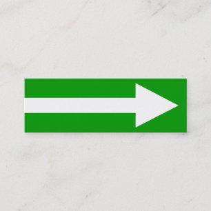 Cartão De Visita Mini O ponto II - Verde, Branco e Cinzas