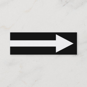 Cartão De Visita Mini O ponto inteiro II - preto e branco