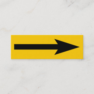 Cartão De Visita Mini O ponto inteiro - preto e âmbar