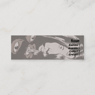 Cartão De Visita Mini Olhos - magros