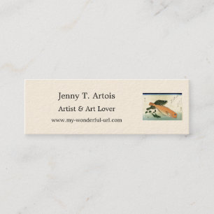 Cartão De Visita Mini Oomon-hata & Shiro-amadai - Impressão de Peixes de