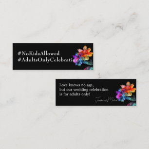 Cartão De Visita Mini Orçamento🌈 Pétalas e Orgulho LGBTQ Adultos
