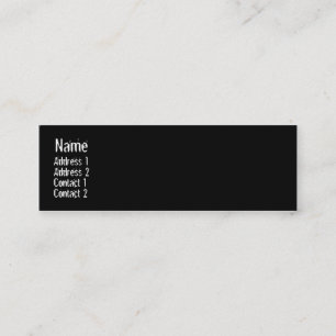 Cartão De Visita Mini Ossos - Magra