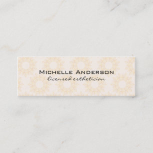 Cartão De Visita Mini Padrão do ornamentado