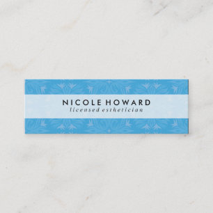 Cartão De Visita Mini Padrão Floral Chic