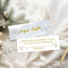 Cartão De Visita Mini Papais noeis Bebê Fralda de Natal Raffle