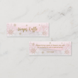 Cartão De Visita Mini Papais noeis Bebê Fralda de Natal Raffle