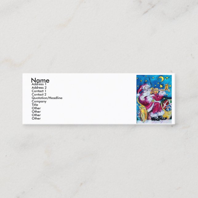 CARTÃO DE VISITA MINI PAPAIS NOEIS INSPIRADOS A REPRODUZIR VIOLINA (Frente)