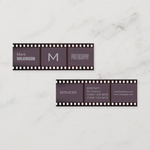 Cartão De Visita Mini Parte de cobrir profissional da fita