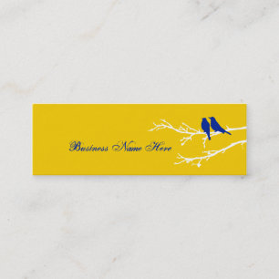Cartão De Visita Mini pássaros da modificação