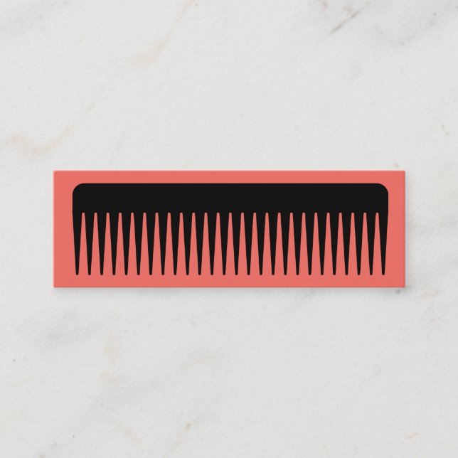 Cartão De Visita Mini Pente de captura de olhos (Frente)