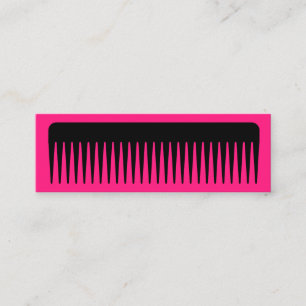 Cartão De Visita Mini Pente de travamento do olho