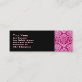 CARTÃO DE VISITA MINI PINK DAMASK