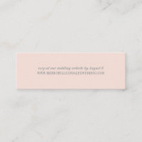Placas RSVP do Site de Casamento Minimalista Shell