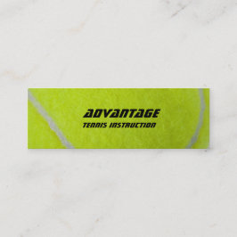 Cartão De Visita Mini Poeira de papel de Instructor_yellow do tênis