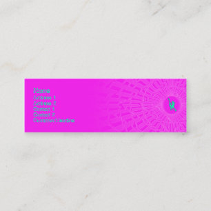 Cartão De Visita Mini Pouco homem da guitarra - magro