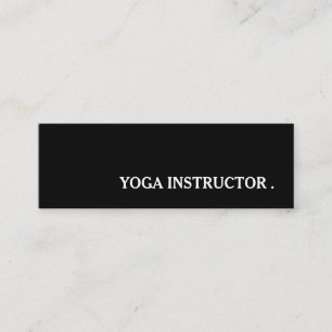 Cartão De Visita Mini Professora Instrutora Yoga