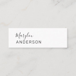 Cartão De Visita Mini Profissional - UNISEX