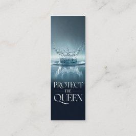 Cartão De Visita Mini Proteger a Rainha