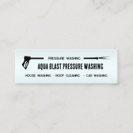 Cartão De Visita Mini QR personalizado de lavagem de pressão 🌊