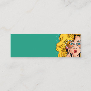 Cartão De Visita Mini Rapariga #1