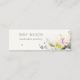 Cartão De Visita Mini Rosas de Blush Exibição de Stuop de Loop de Alça F