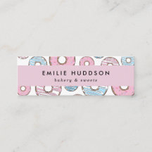 Rosquinhas rosa, Rosquinhas azuis, Compro de bolos