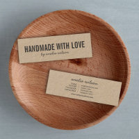 Rustic Handmade with Love Kraft Social Media