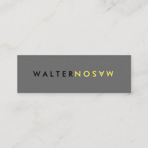 Cartão De Visita Mini Sacudir Carta