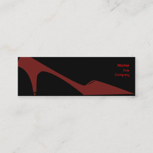 Cartão De Visita Mini Saltos altos - magros