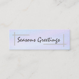 Cartão De Visita Mini Saudações de Seasons/Abençoações de Hanukkah