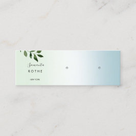 Cartão De Visita Mini Script Gradient Stud Earring Mini Mini Business Ca