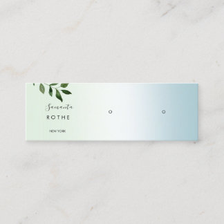 Cartão De Visita Mini Script Gradient Stud Earring Mini Mini Business Ca