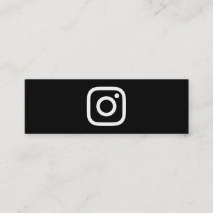 Cartão De Visita Mini seguidores do instagram