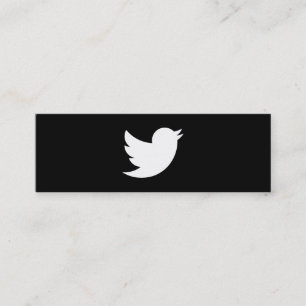 Cartão De Visita Mini seguidores do twitter