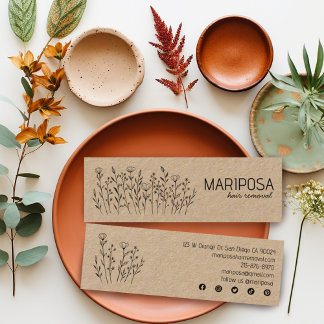 Cartão De Visita Mini Selvagens Ícones Sociais Personalizados Legais KRA