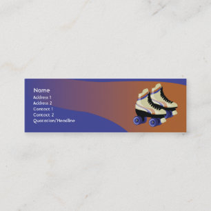 Cartão De Visita Mini Skates - magros