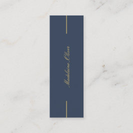 Cartão De Visita Mini Solicitador Profissional Elegante Moderno - Amarel