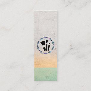 Cartão De Visita Mini Stellar Feather Kit de maquilhagem