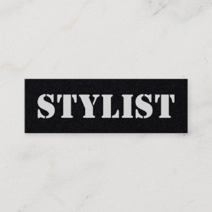 Cartão De Visita Mini Stylist Urbano Escuro
