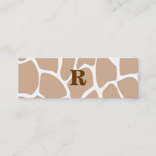 Cartão De Visita Mini Sua letra. Design feito sob encomenda do impressã