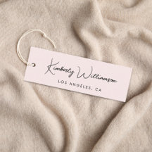 Tag Pink Hang Script de Assinatura Chic
