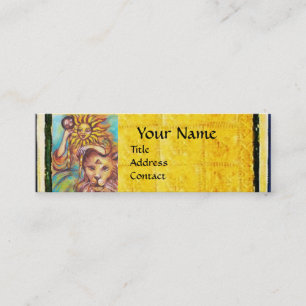 CARTÃO DE VISITA MINI TAROTS DAS SOMBRAS PERDIDAS 19/THE SUN