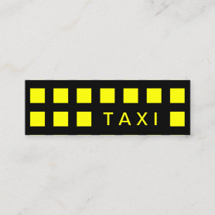 Cartão De Visita Mini TÁXI (mod quadrados)