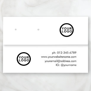 Cartão De Visita Mini Tela minimalista de ourivesaria do logotipo